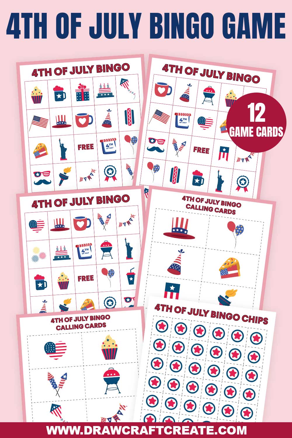 4th Of July Bingo Game