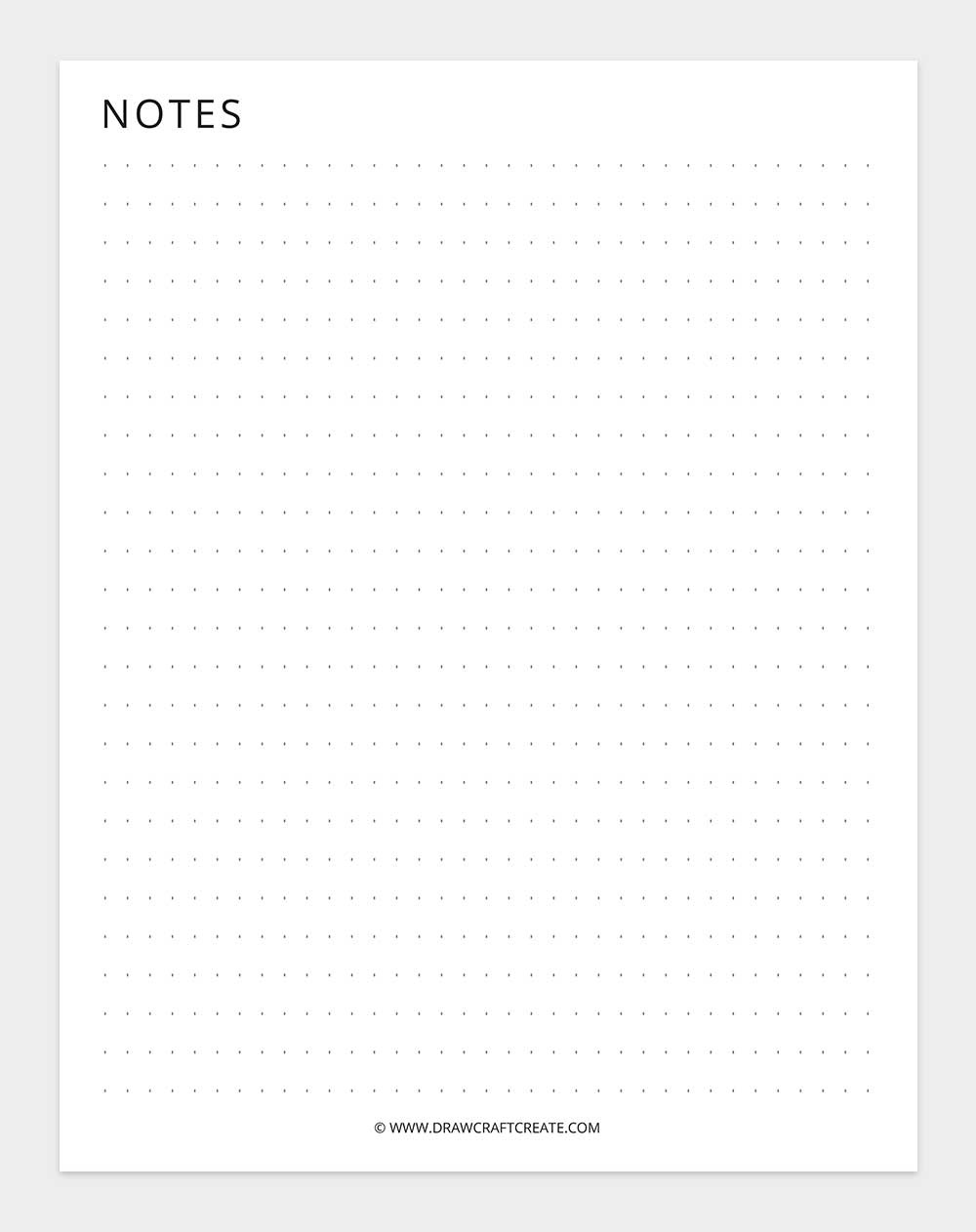 notes template