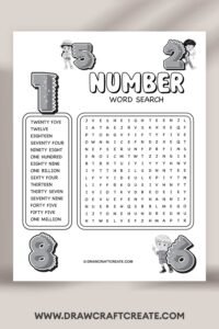 Free Printable Minecraft Word Search - Draw Craft Create