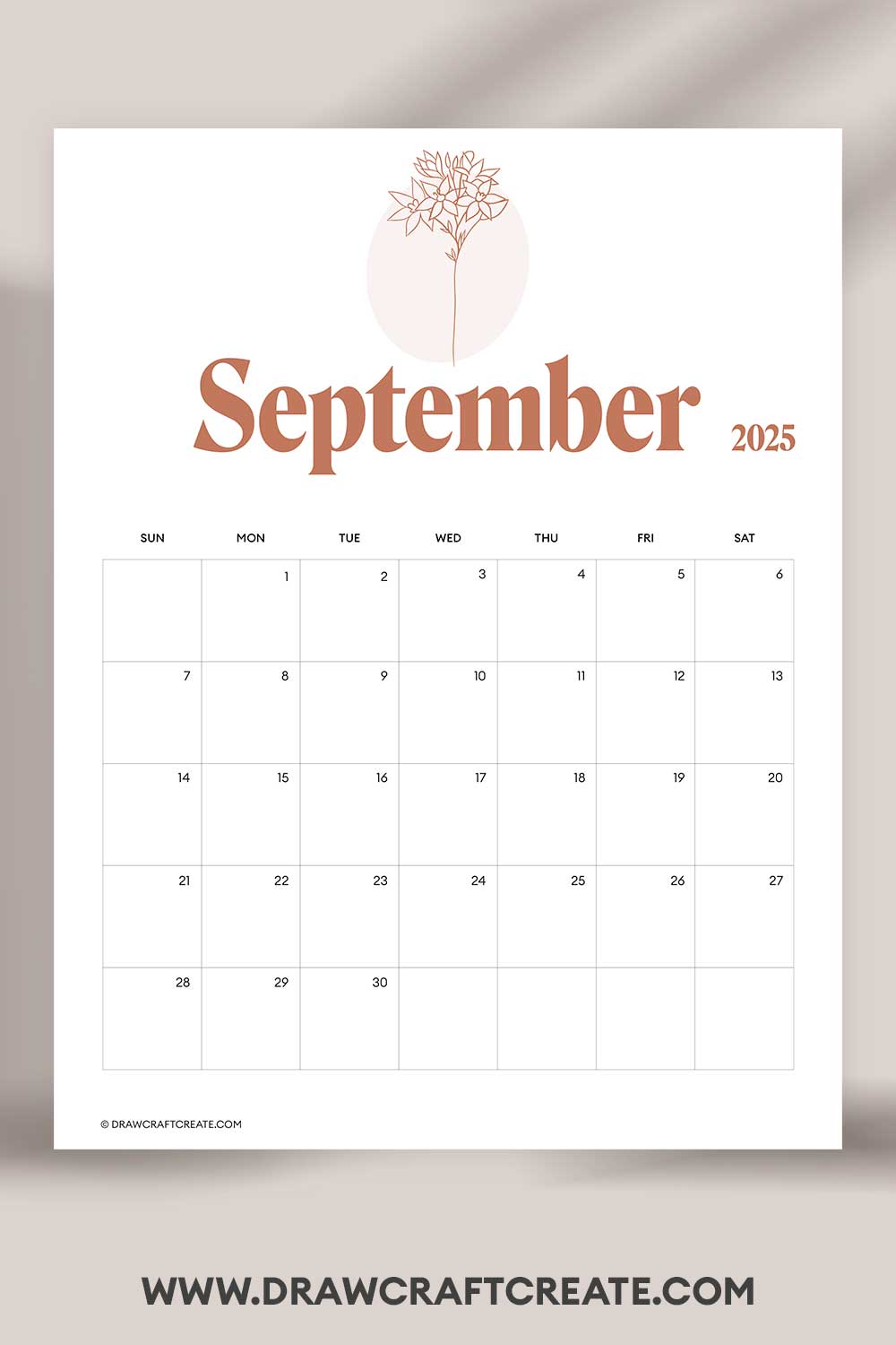 printable september 2025 calendar vertical