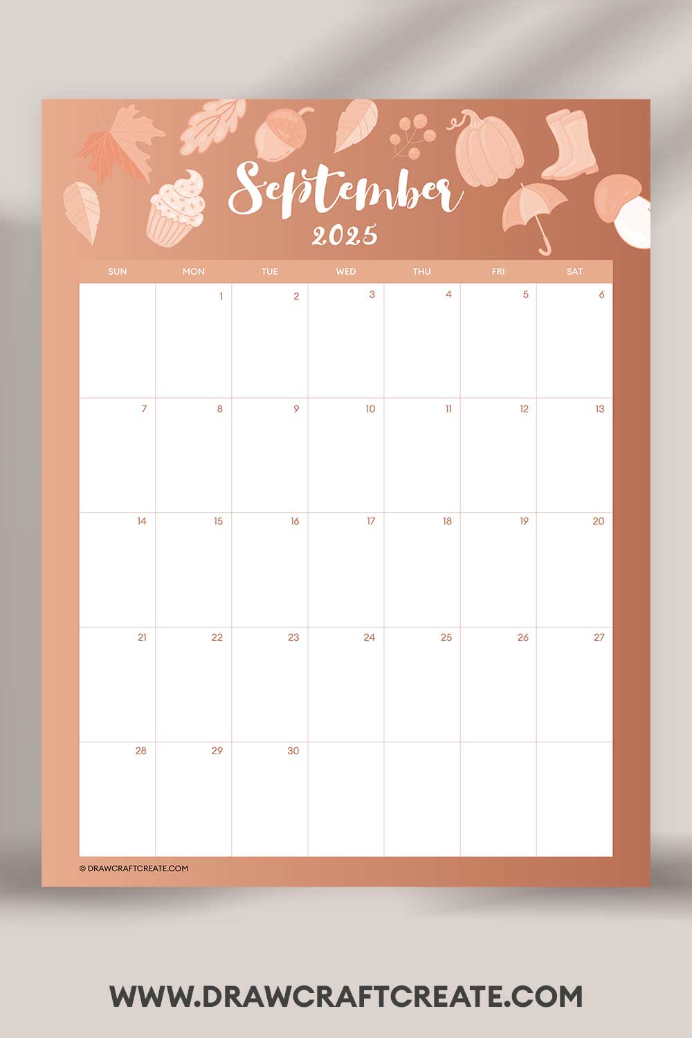 printable september 2025 calendar vertical