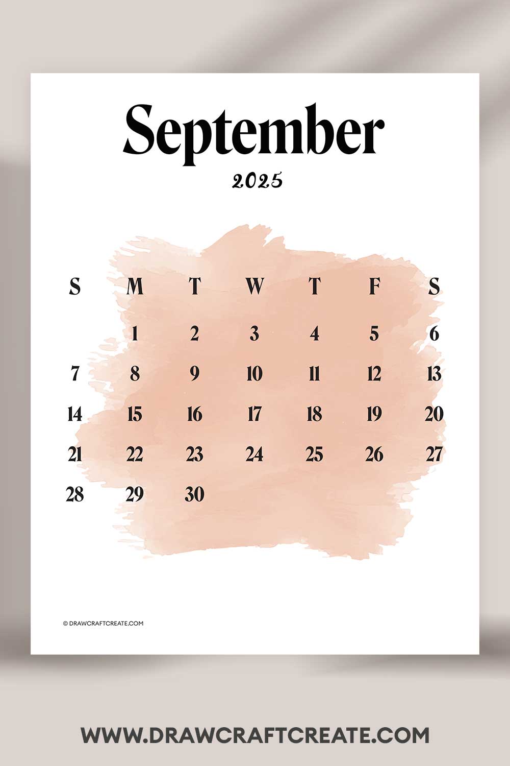 printable september 2025 calendar vertical