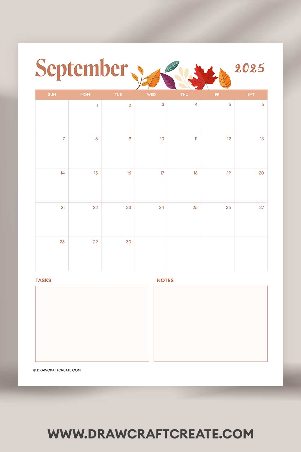 printable september 2025 calendar vertical