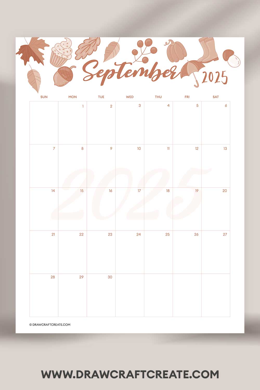 printable september 2025 calendar vertical