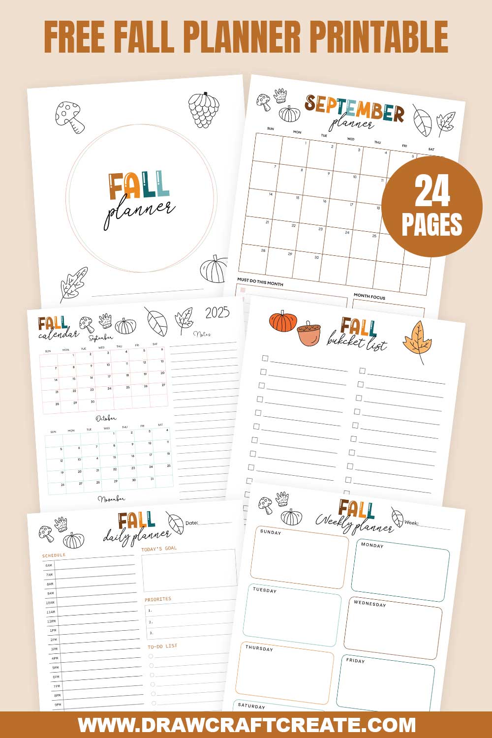 fall planner