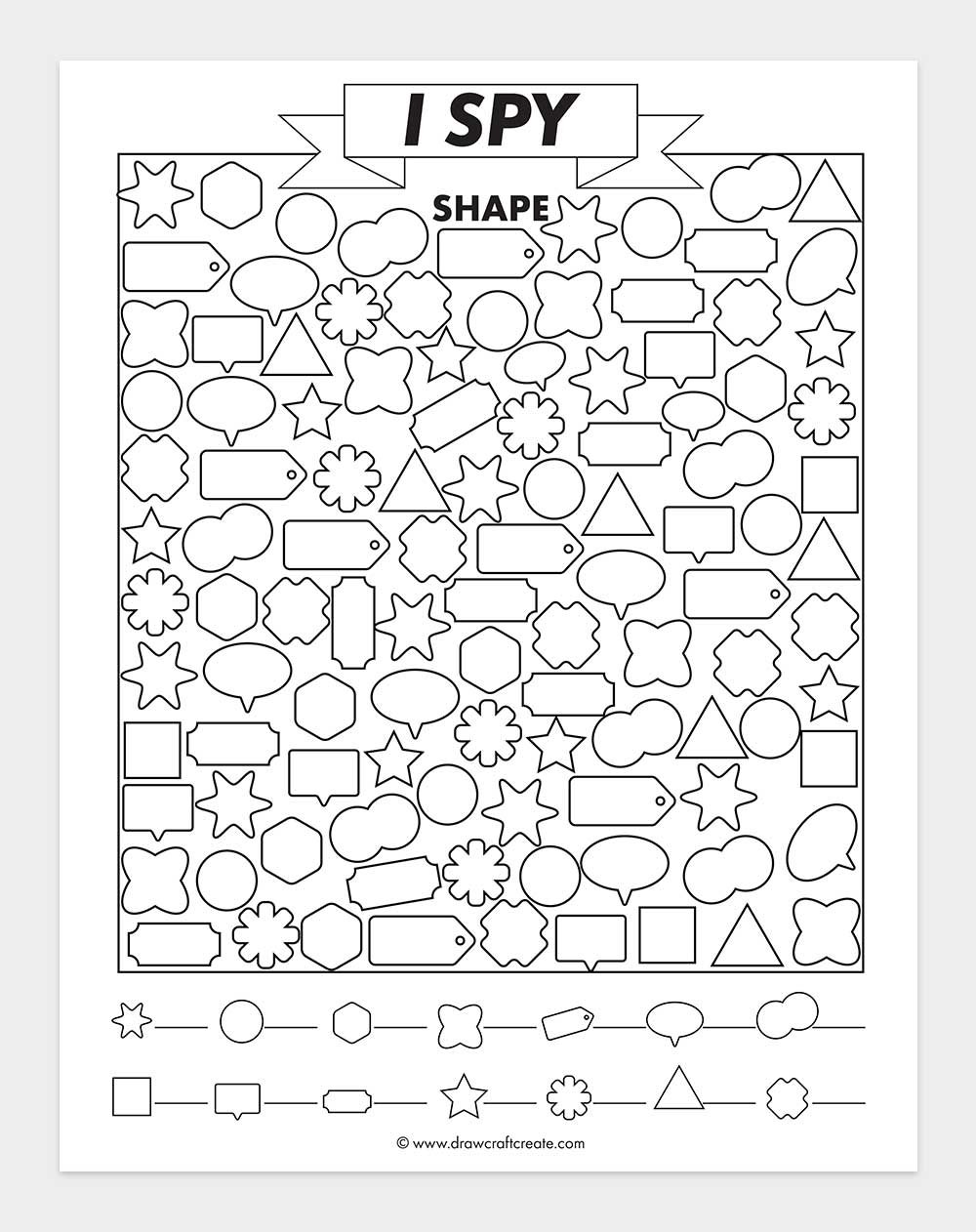 free printable i spy shape