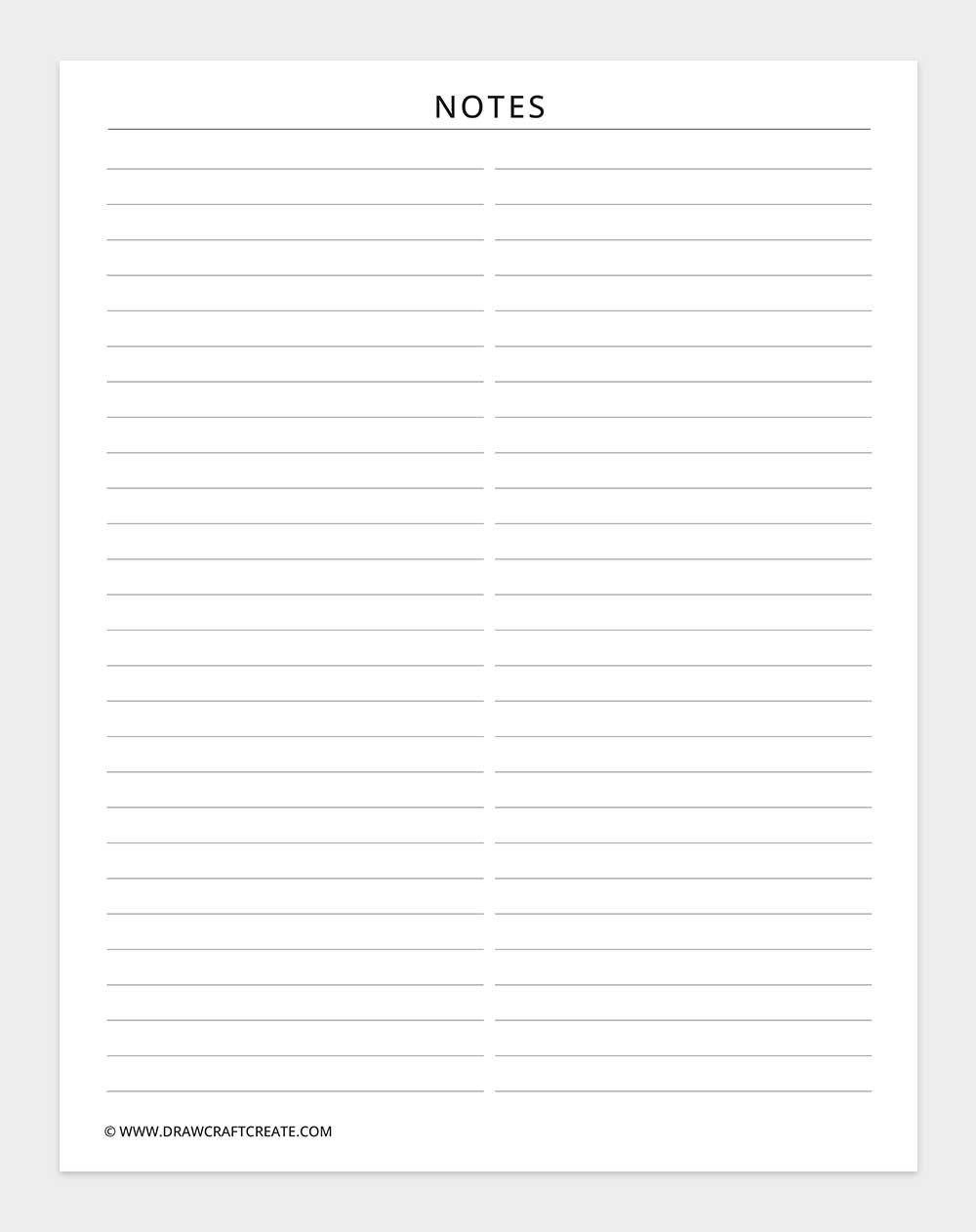 notes