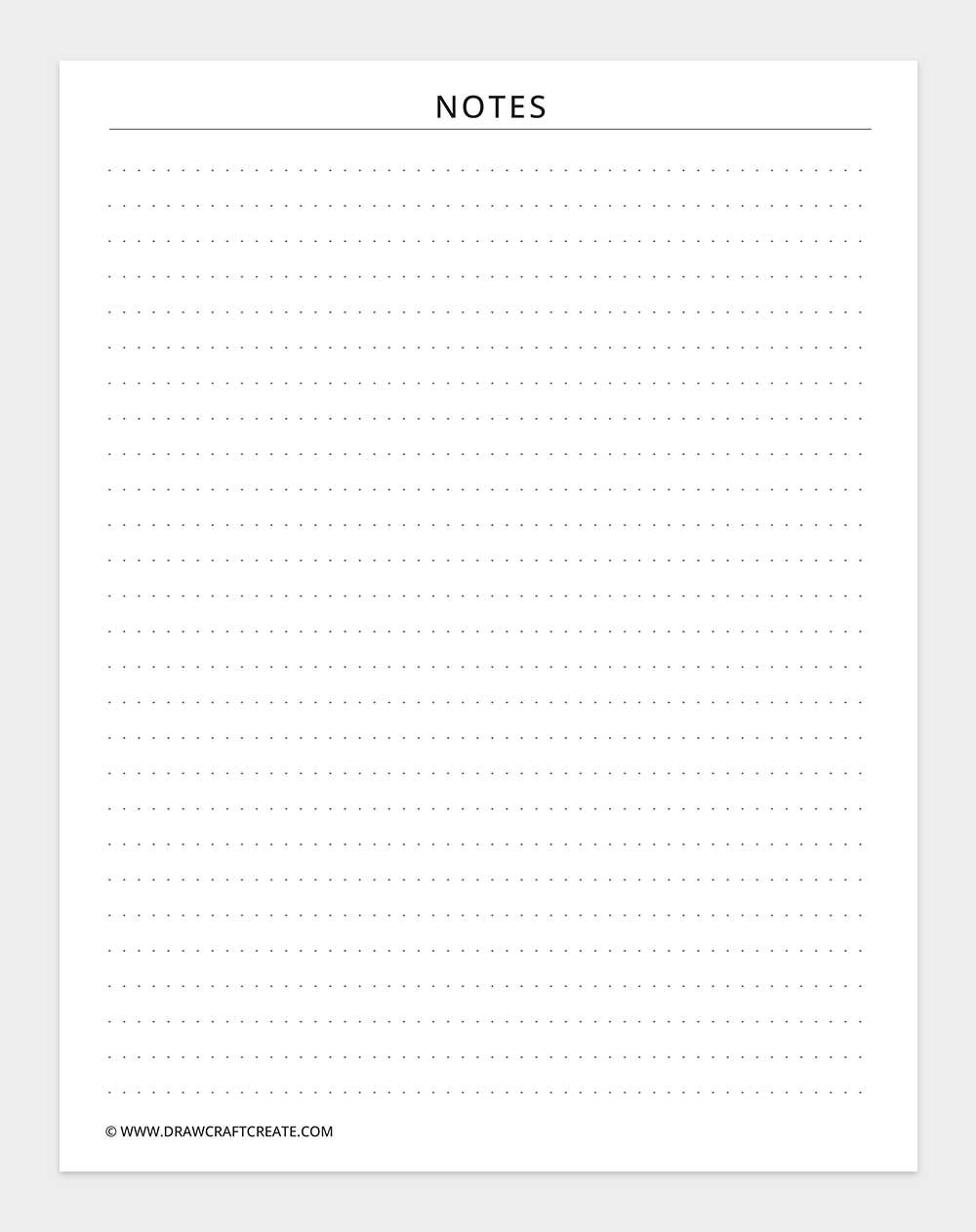 dot grid journal