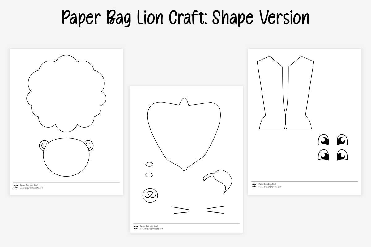 paper bag lino craft line