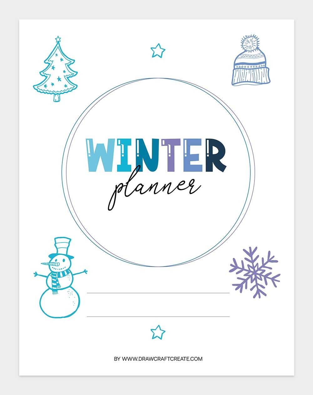 winter planner cover
