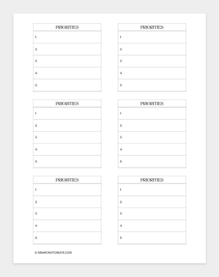 Free Printable Sticky Notes Template - Draw Craft Create