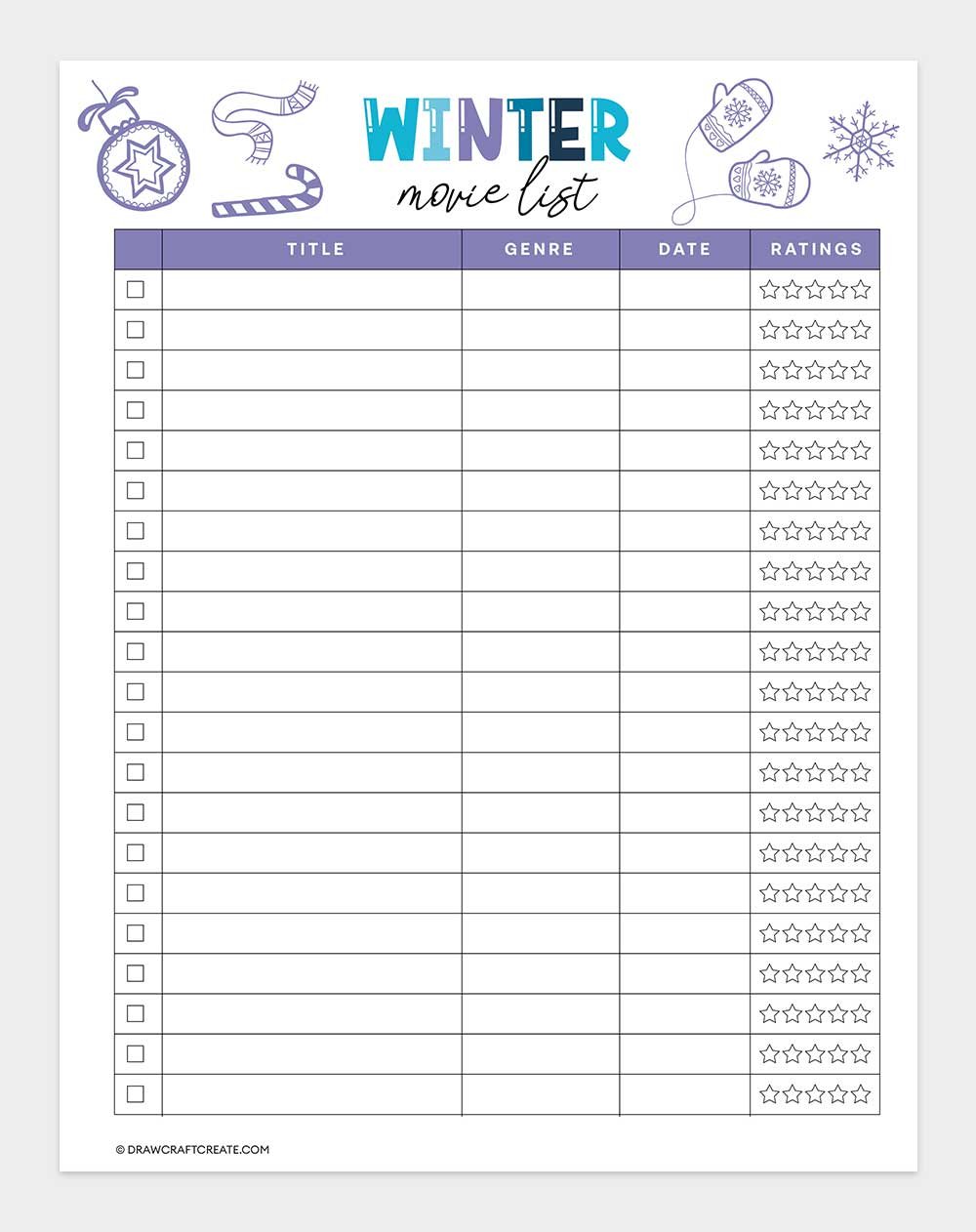 winter movie list