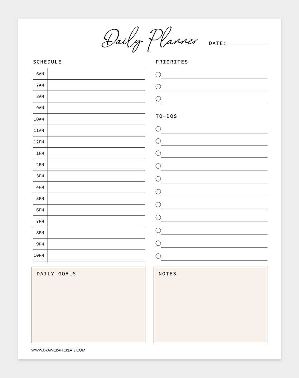 daily planner