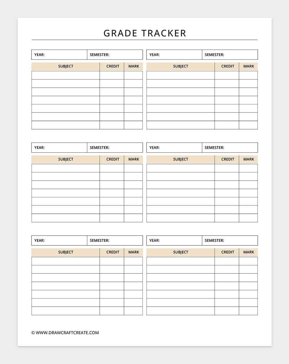 grade tracker
