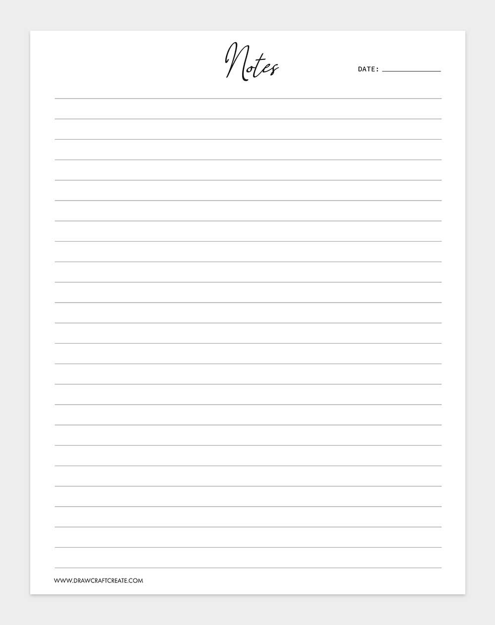notes