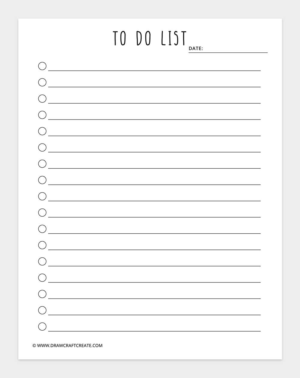 to do list