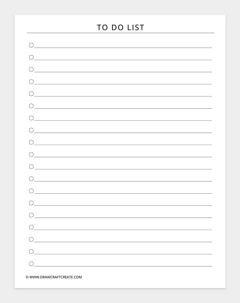 to do list
