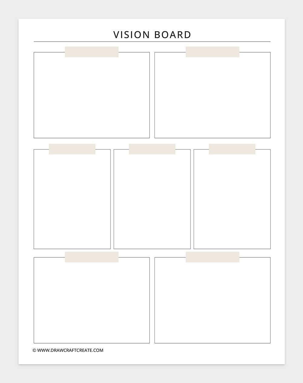 student vision board