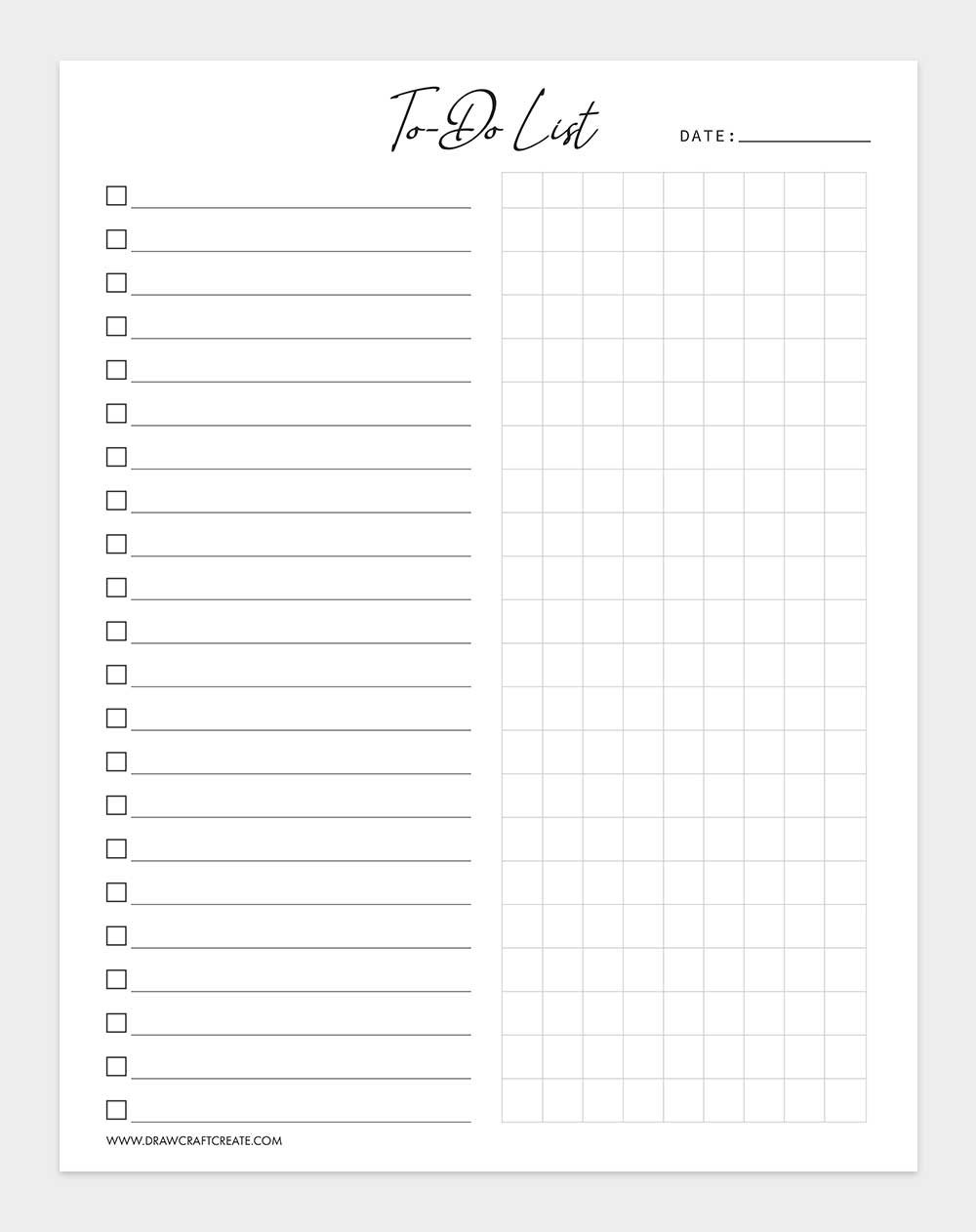 to do list