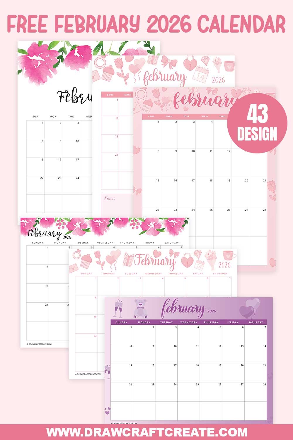 February 2026 Calendars