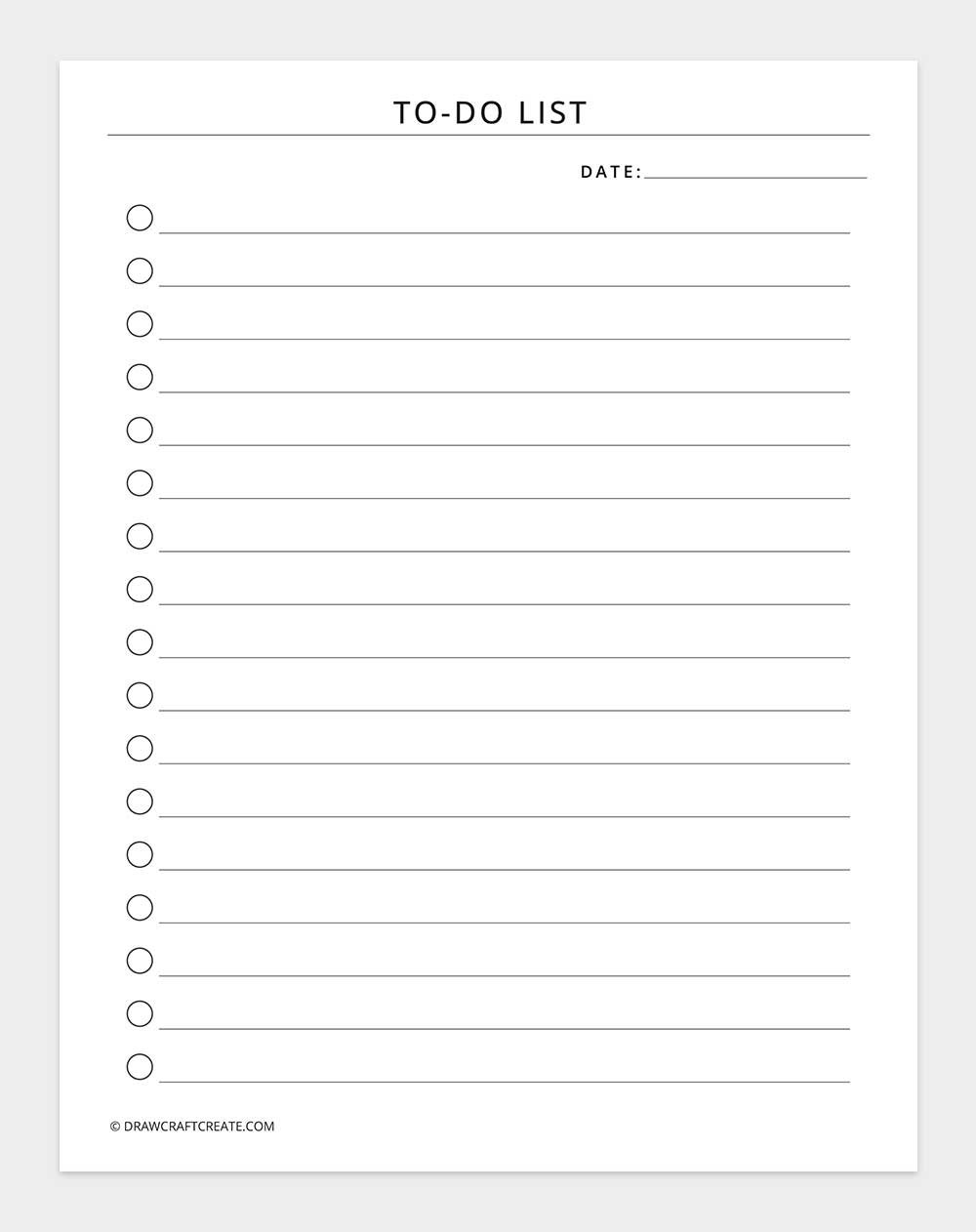 to do list