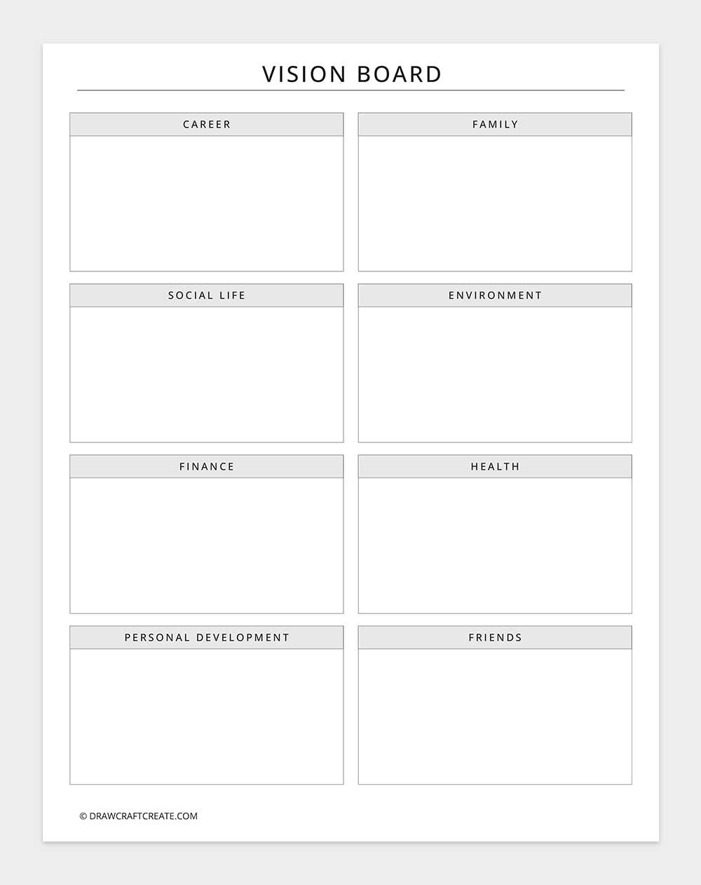 vision board planner