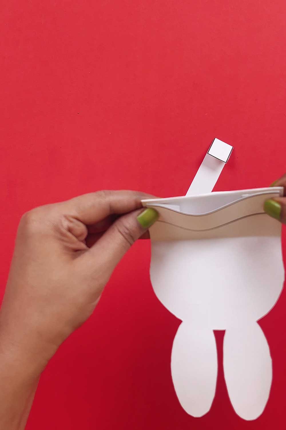 free printable bunny puppet