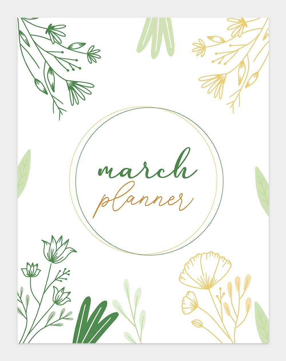 march planner cover