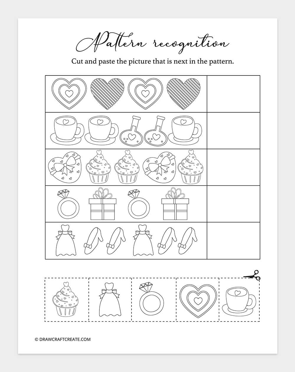 wedding pattern recognition