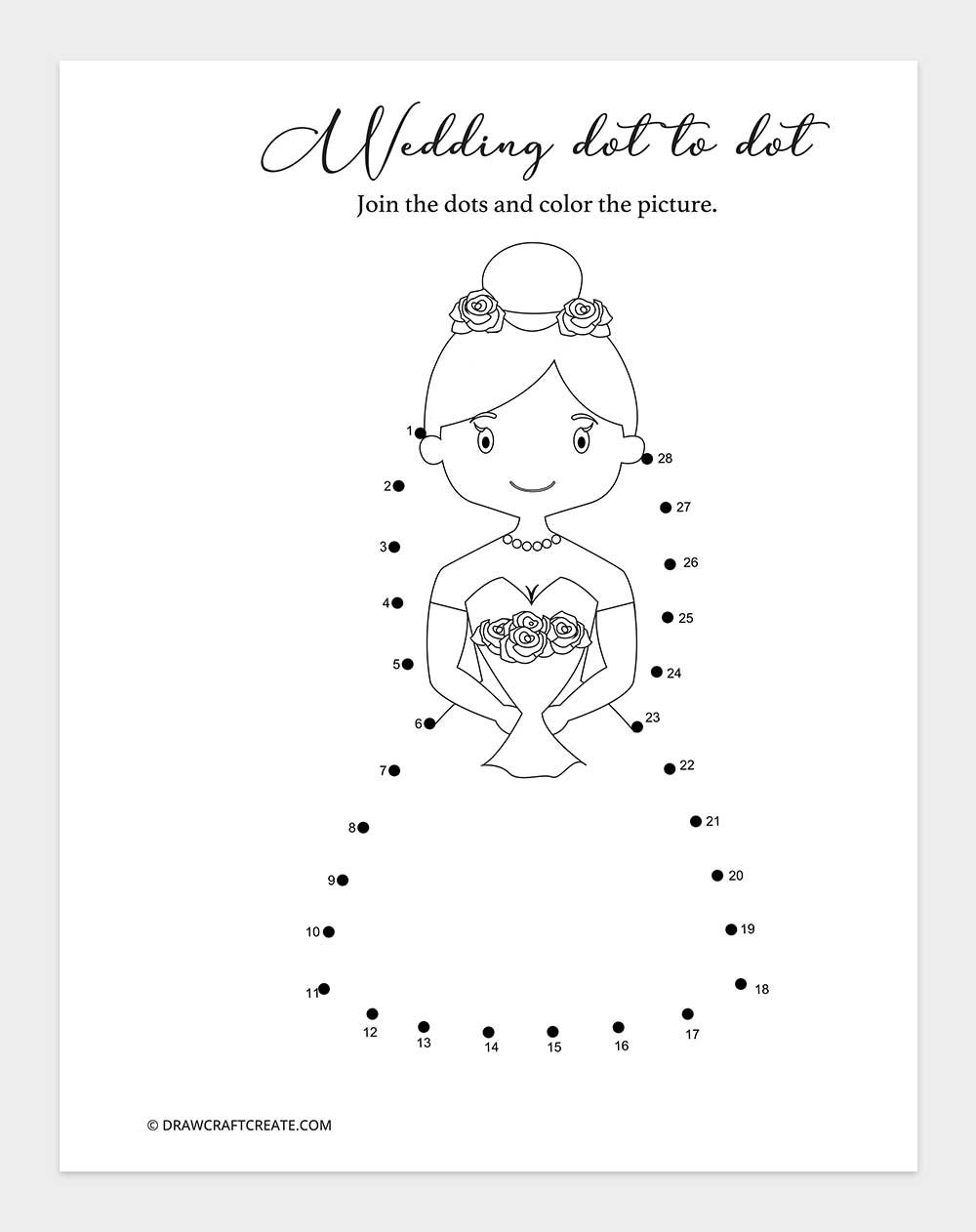 wedding dot to dot