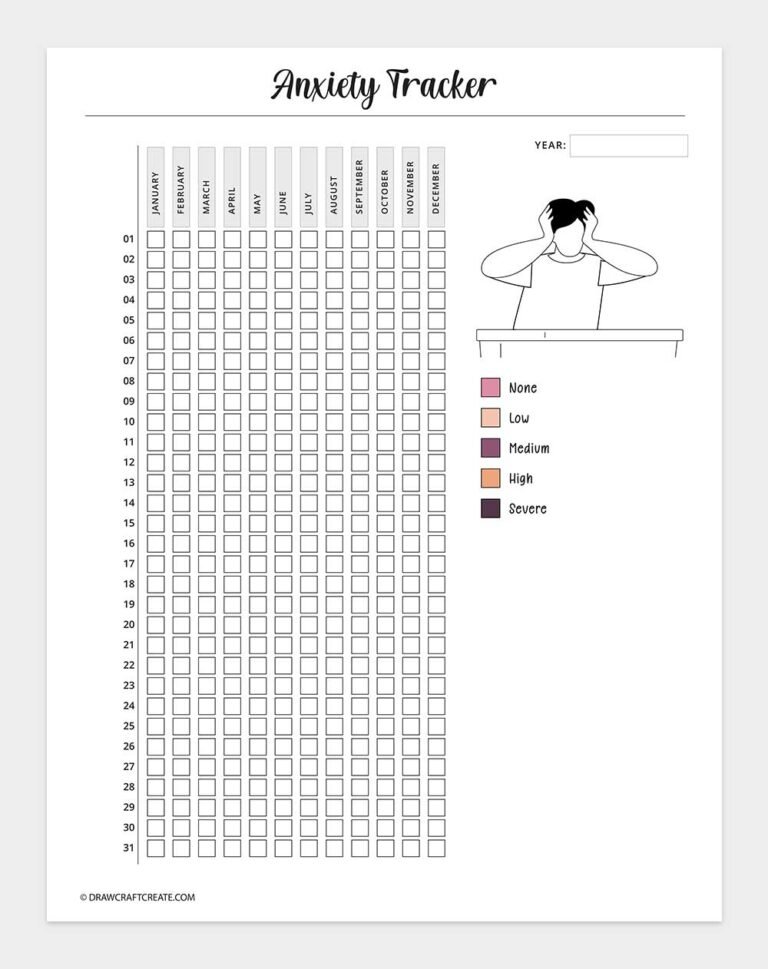 20+ Free Printable Tracker Template - Draw Craft Create