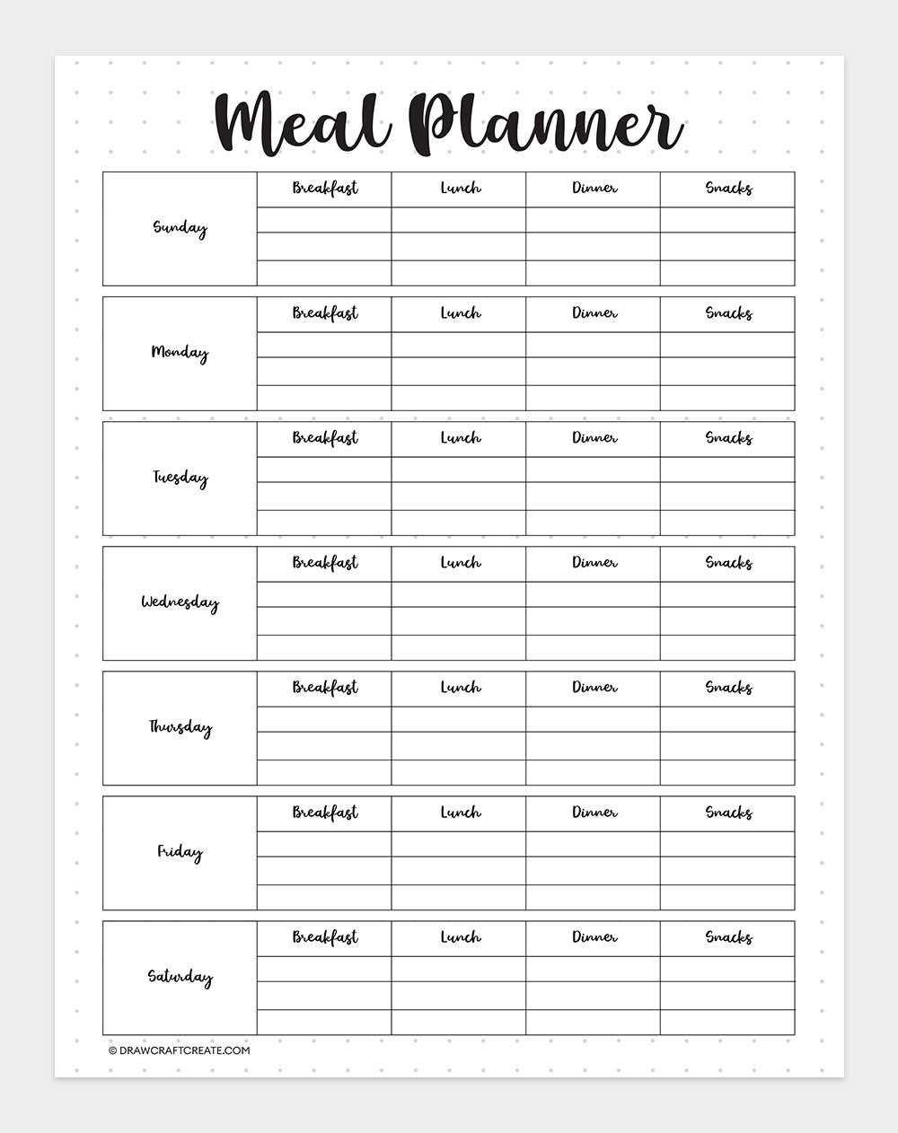 meal planner