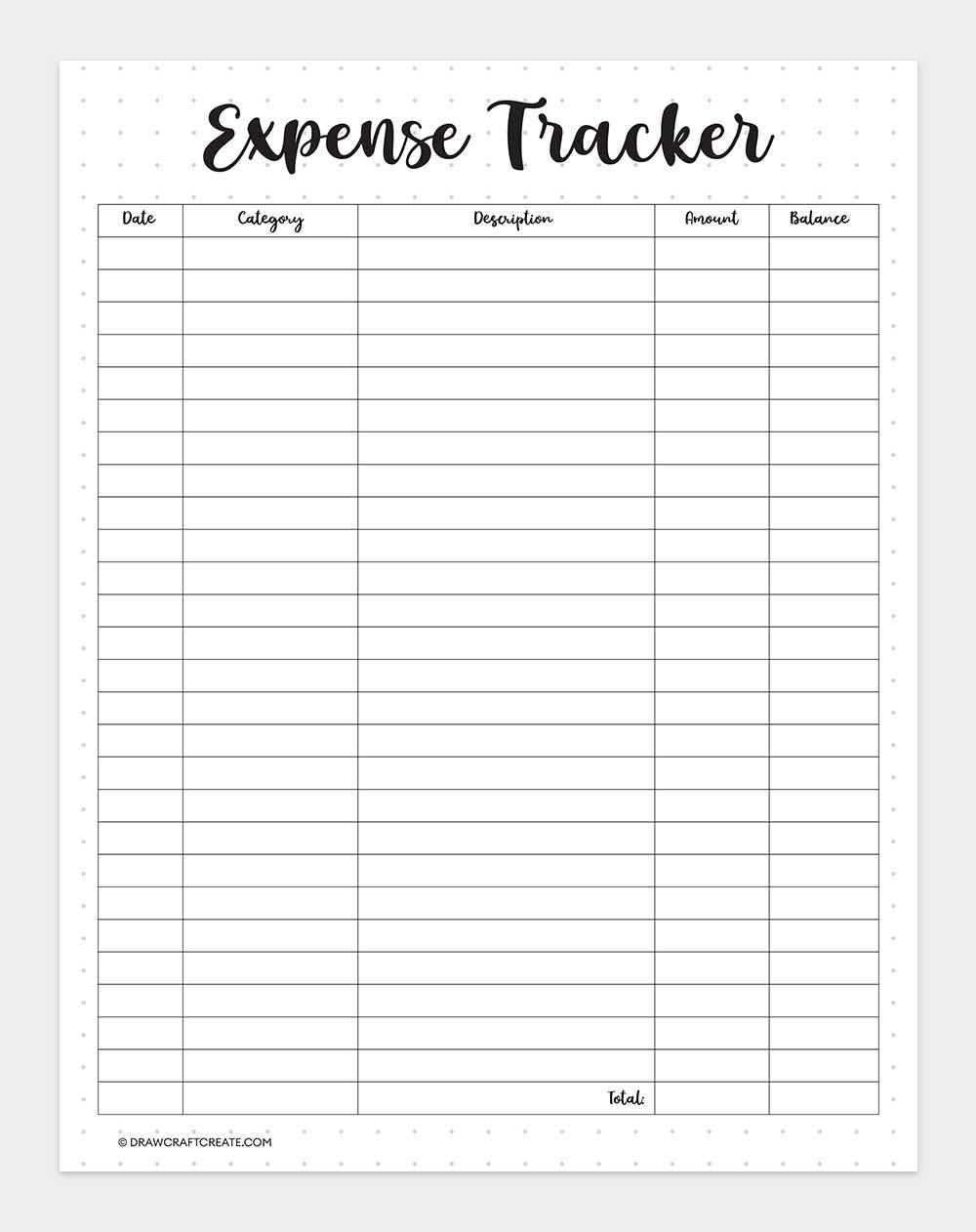 expense tracker