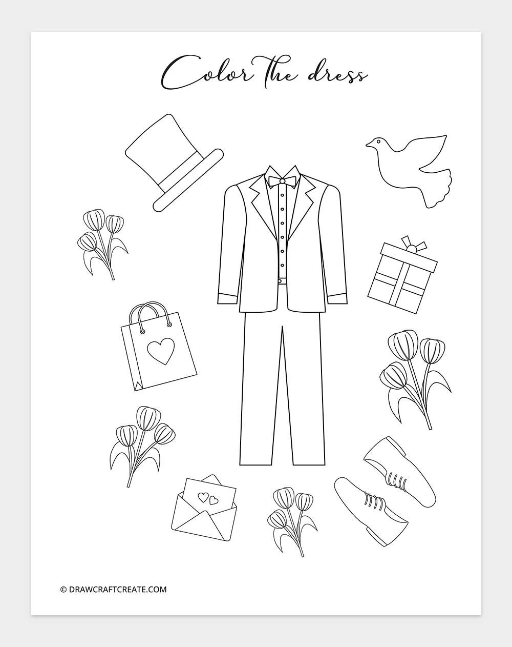 wedding color the dress