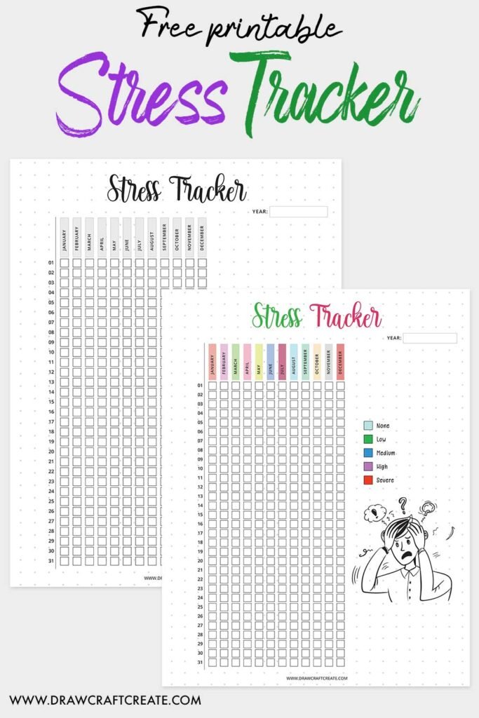Free Printable Water Tracker Template - Draw Craft Create