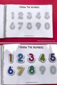 Free Printable Toddler Busy Book - Draw Craft Create