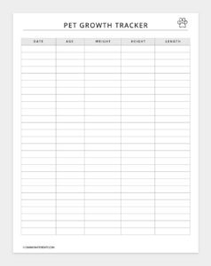 Free Printable Pet Care Planner (34 Pages) - Draw Craft Create