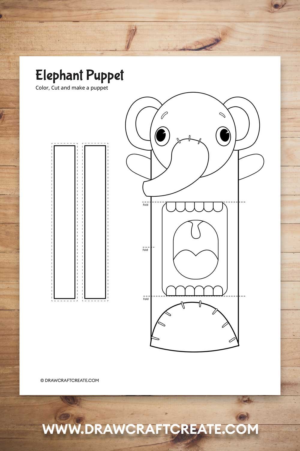 elephant puppet