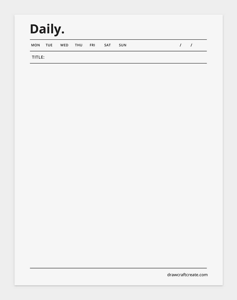 daily planner