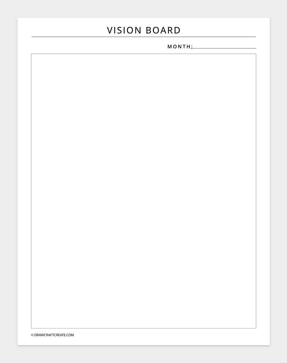 vision board