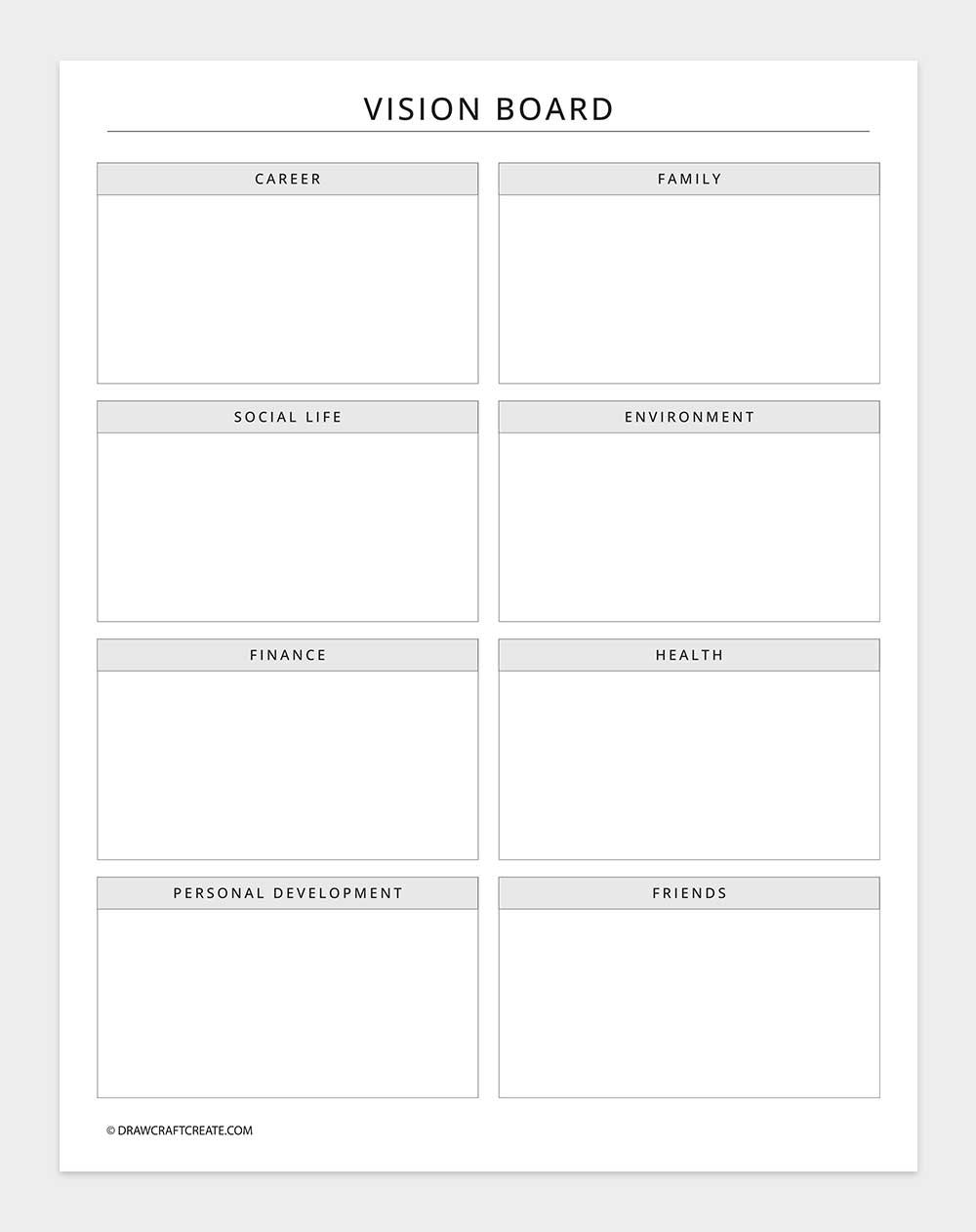 vision board