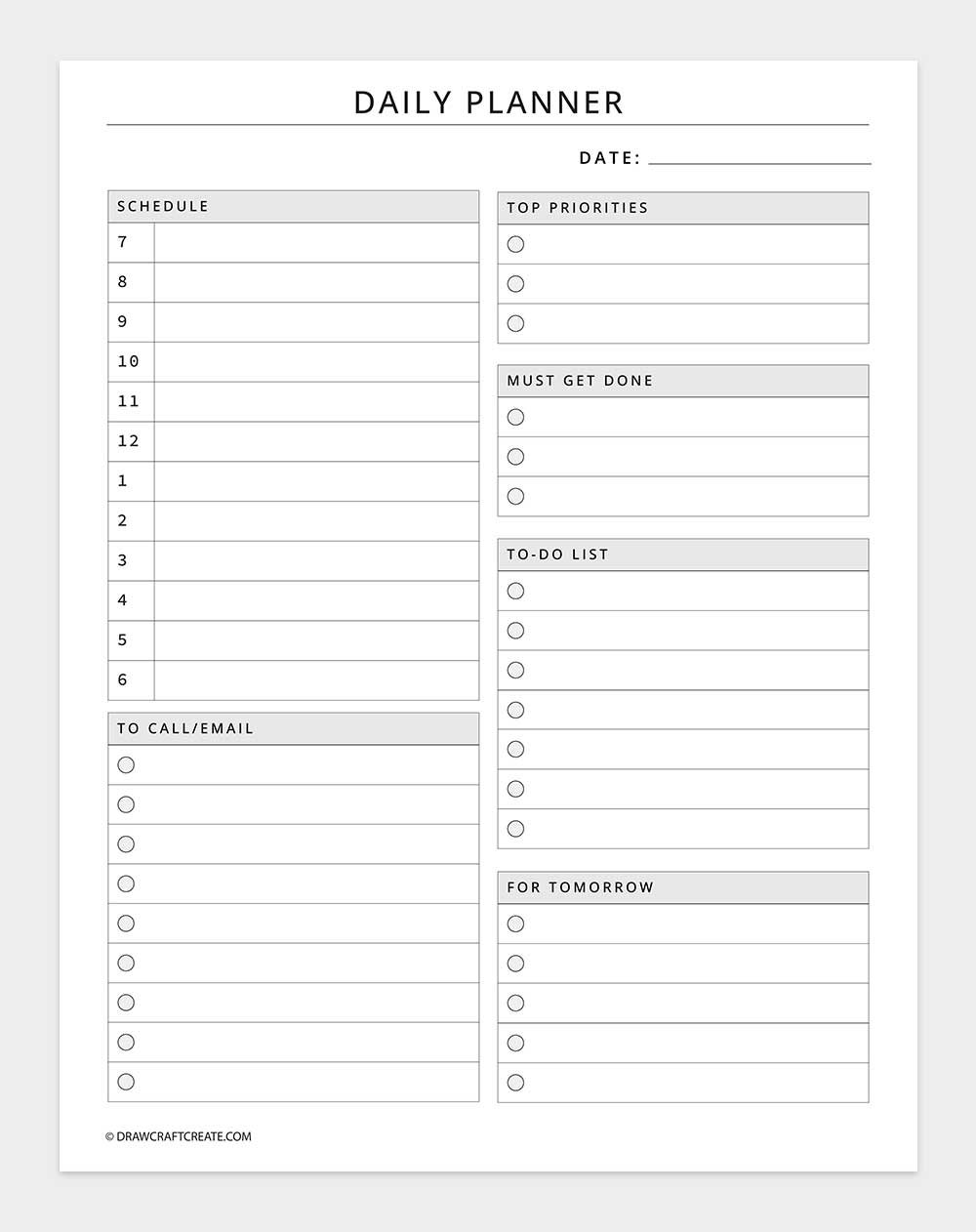 daily planner