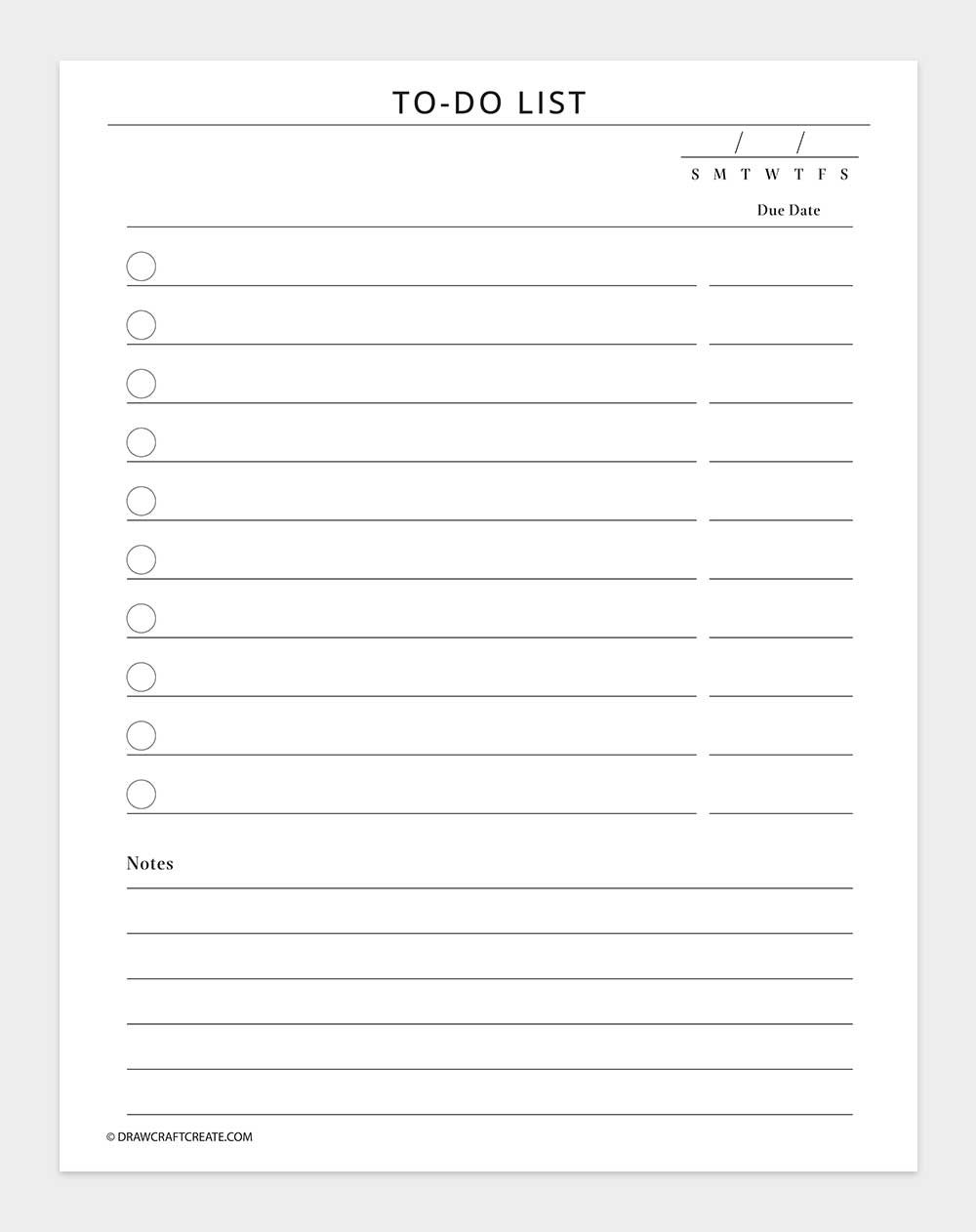 to do list
