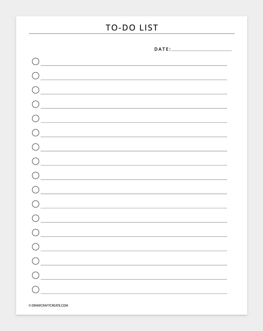 to do list