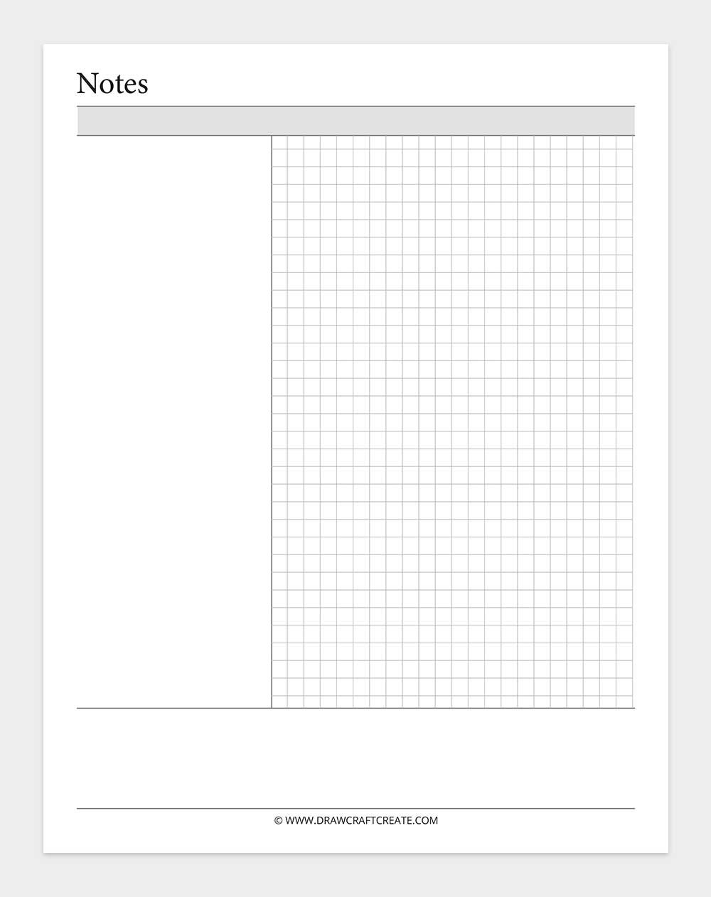 printable cornell notes template