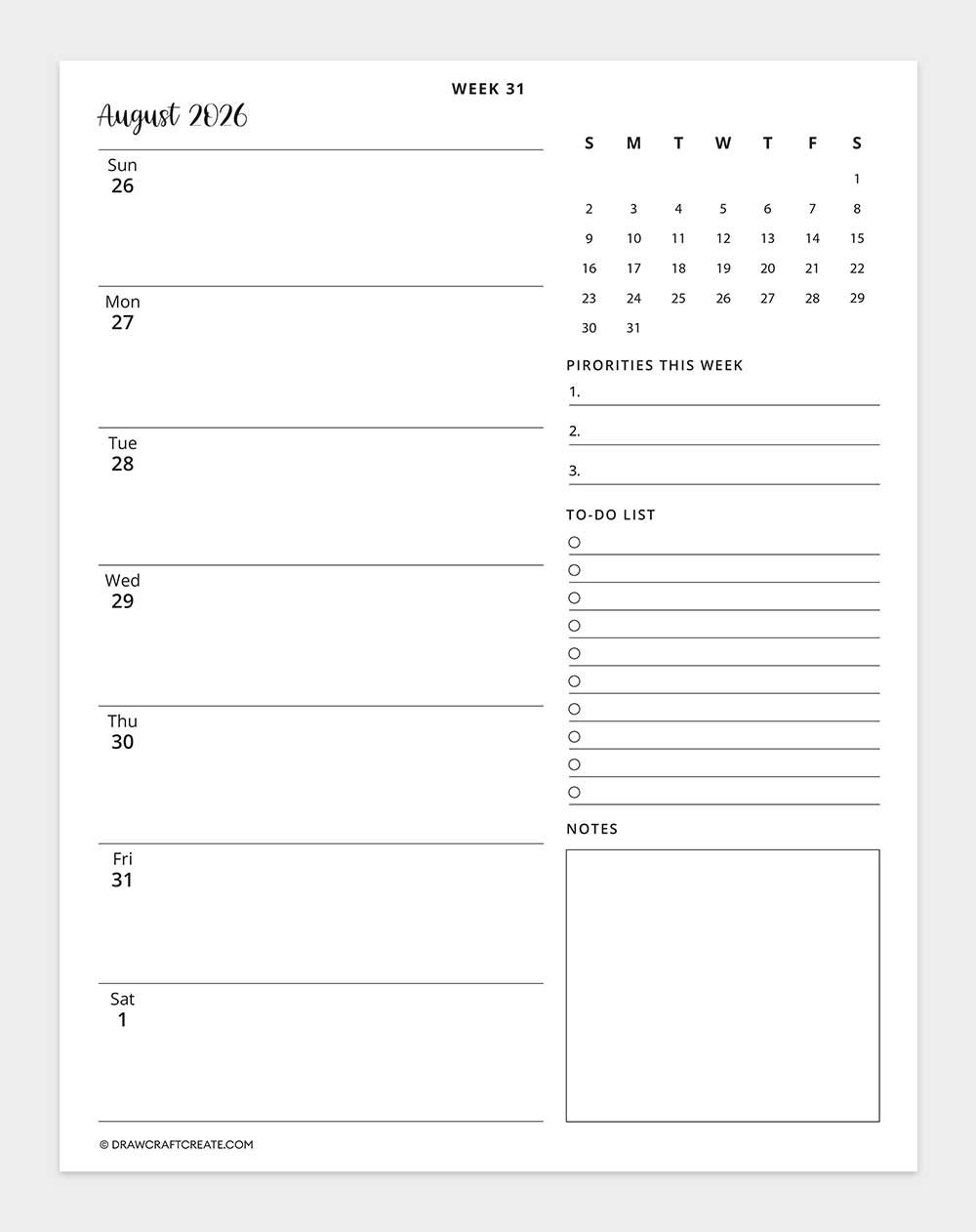 2026-weekly-calendar-week-31