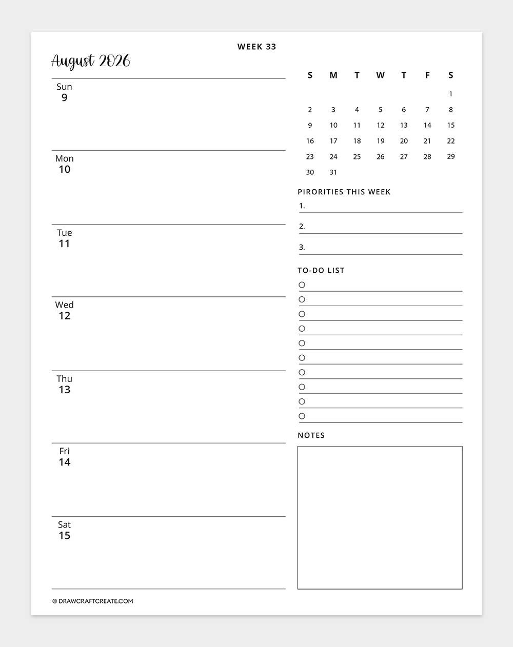 2026-weekly-calendar-week-33
