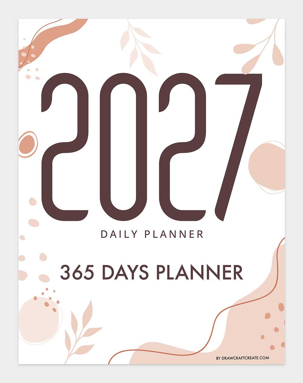2027 date daily planner cover