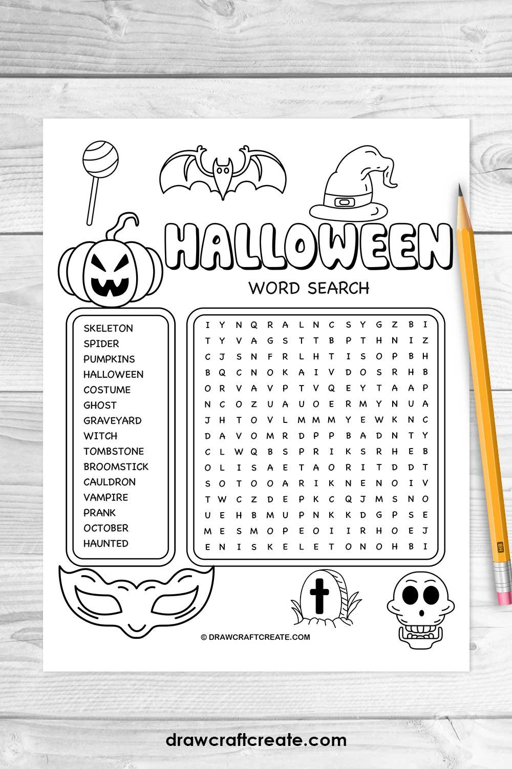 halloween word search