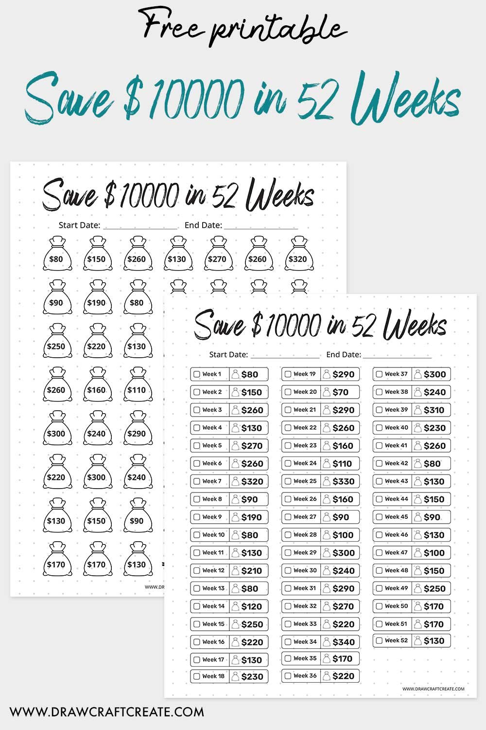 $10000 Saving Challenge